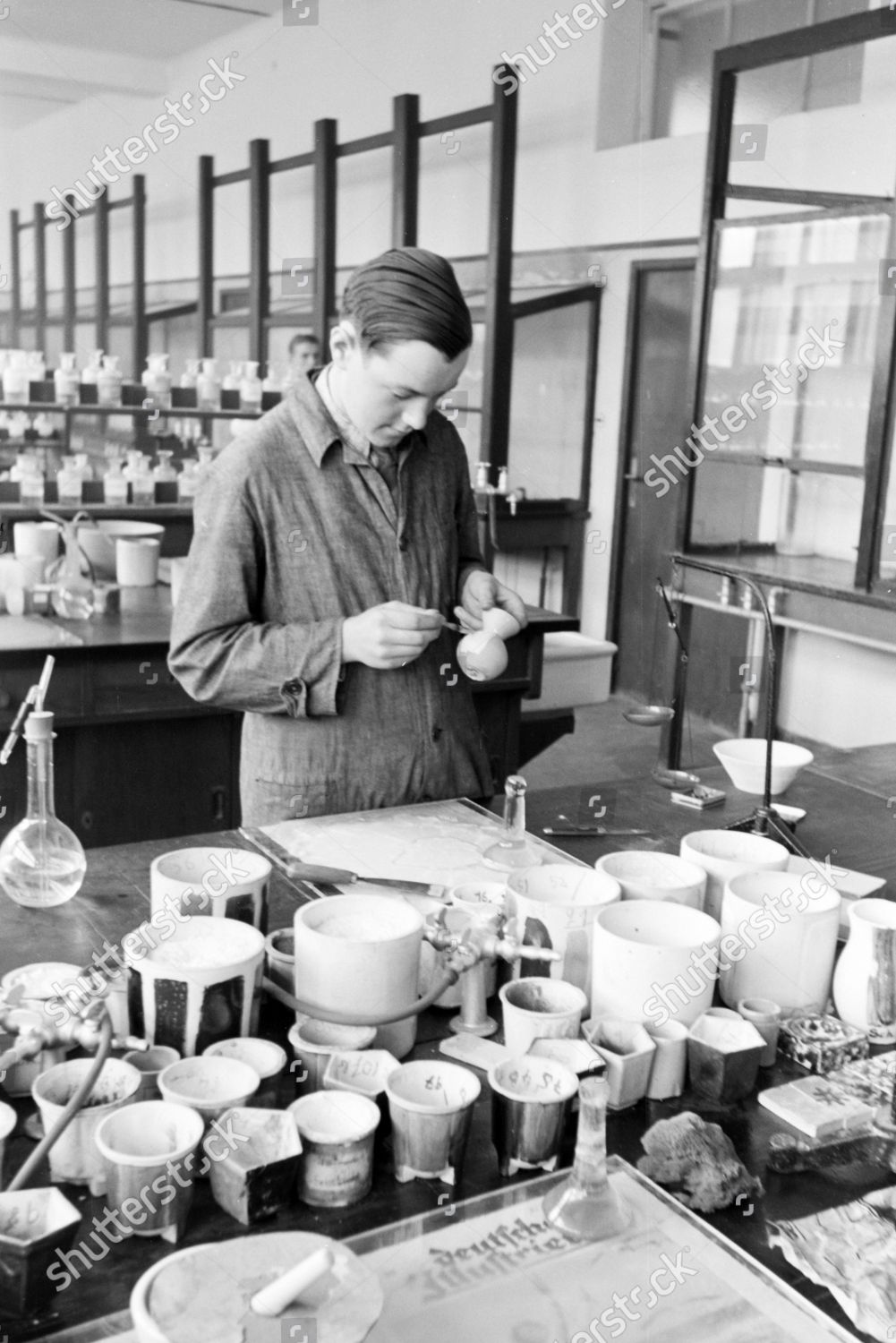 Students College Ceramics Mixing Glazing Paint Editorial Stock Photo Stock Image Shutterstock