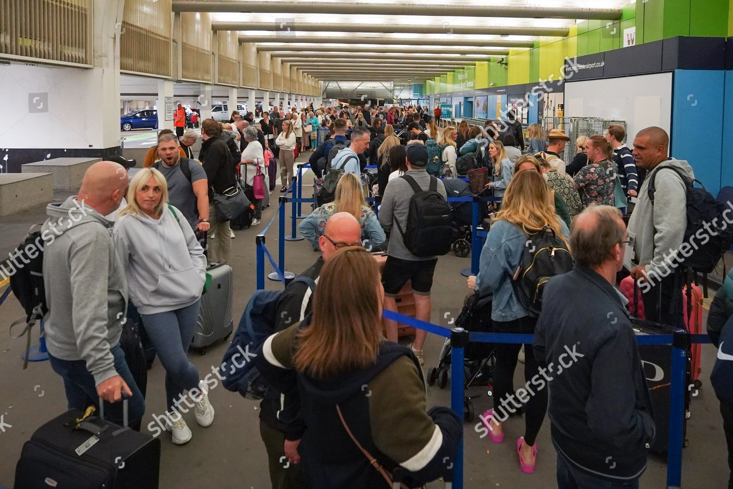 Passengers Queue Checkin Underground Car Park Editorial Stock Photo ...
