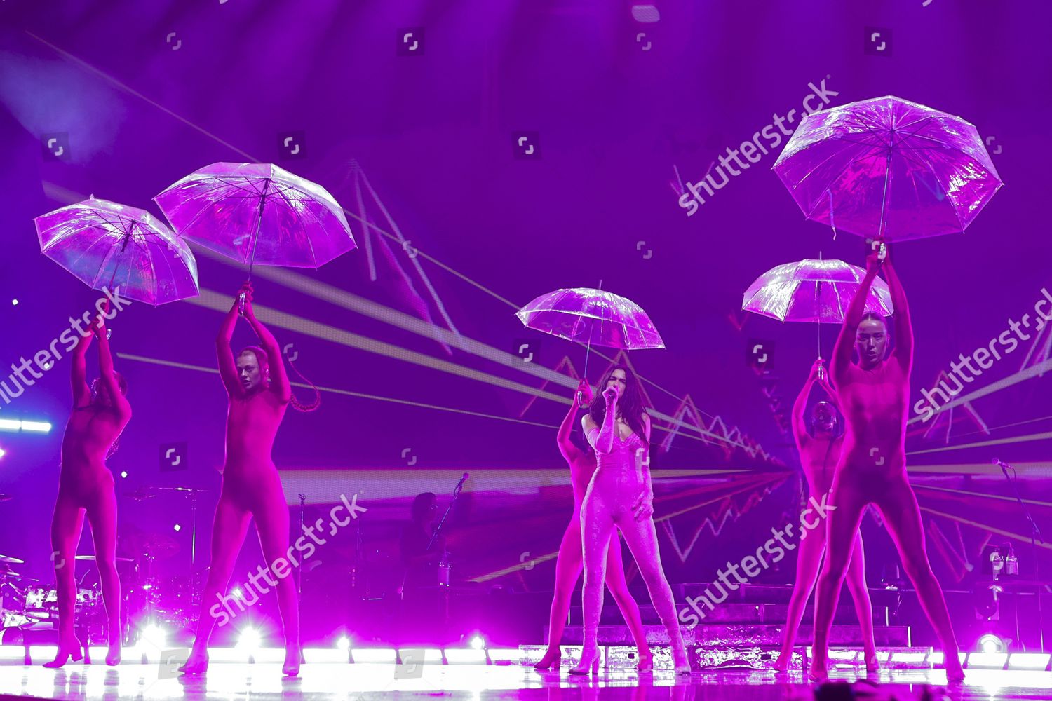 Dua Lipa C Performs On Stage Editorial Stock Photo - Stock Image ...