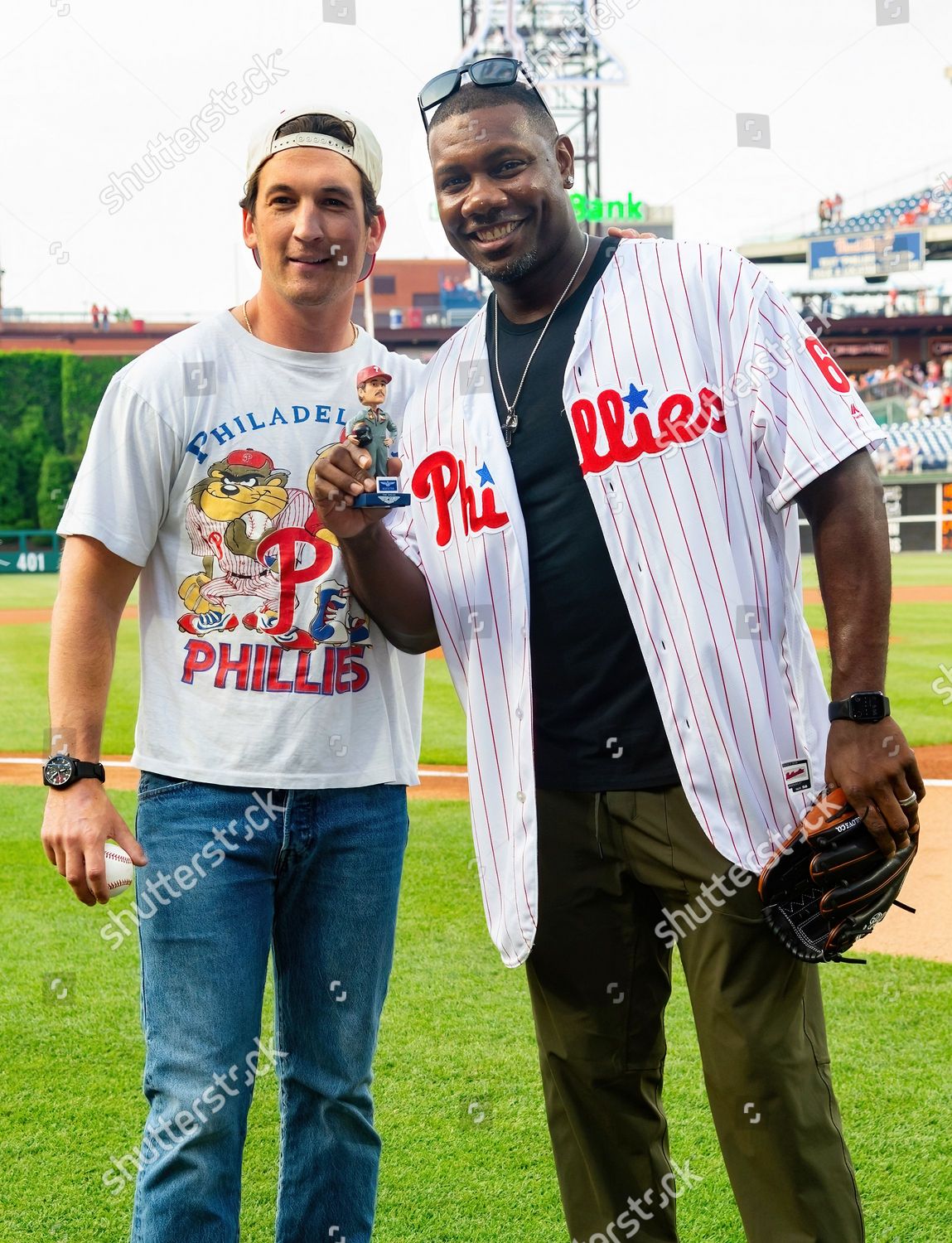 Miles Teller Ryan Howard Family Editorial Stock Photo - Stock