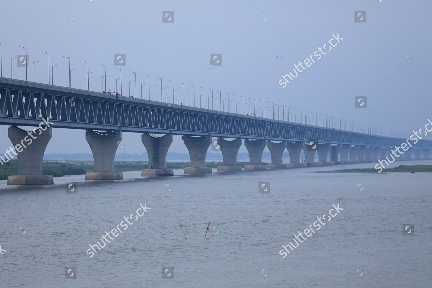 View Padma Bridge Munshiganj Area Dhaka Editorial Stock Photo - Stock ...