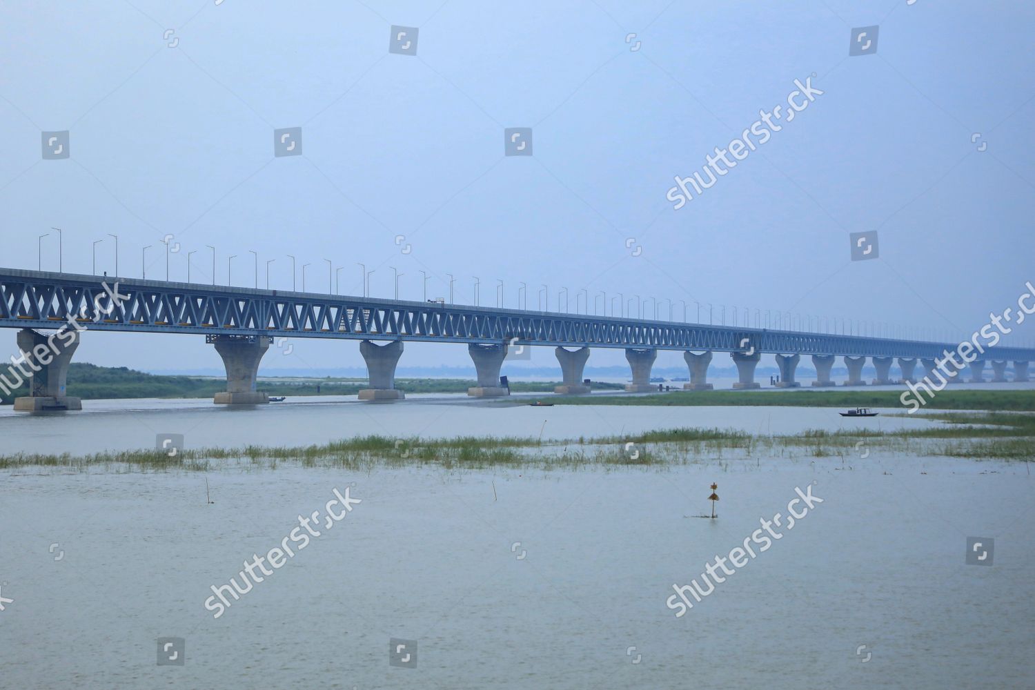 View Padma Bridge Munshiganj Area Dhaka Editorial Stock Photo - Stock ...