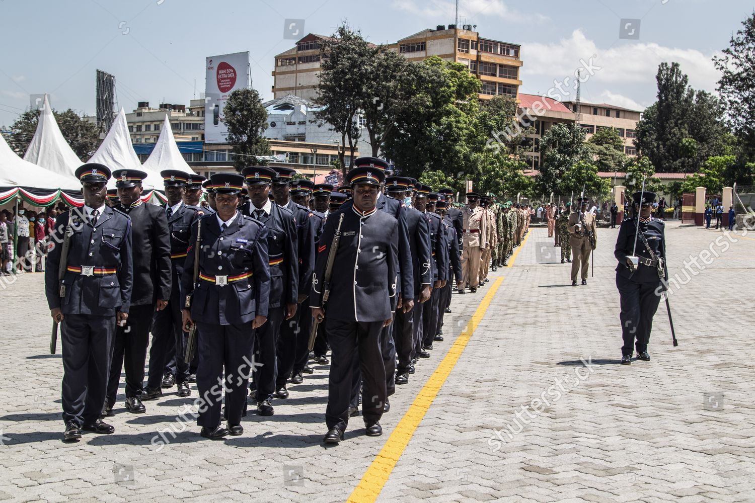 kenyan-police-officers-seen-their-ceremonial-editorial-stock-photo