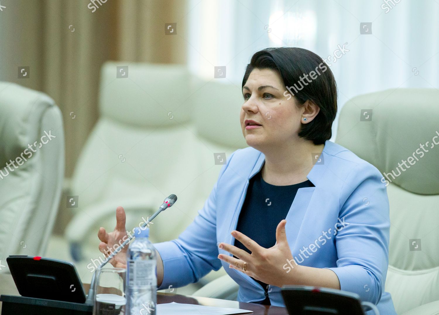 Moldovan Prime Minister Natalia Gavrilita During Editorial Stock Photo ...