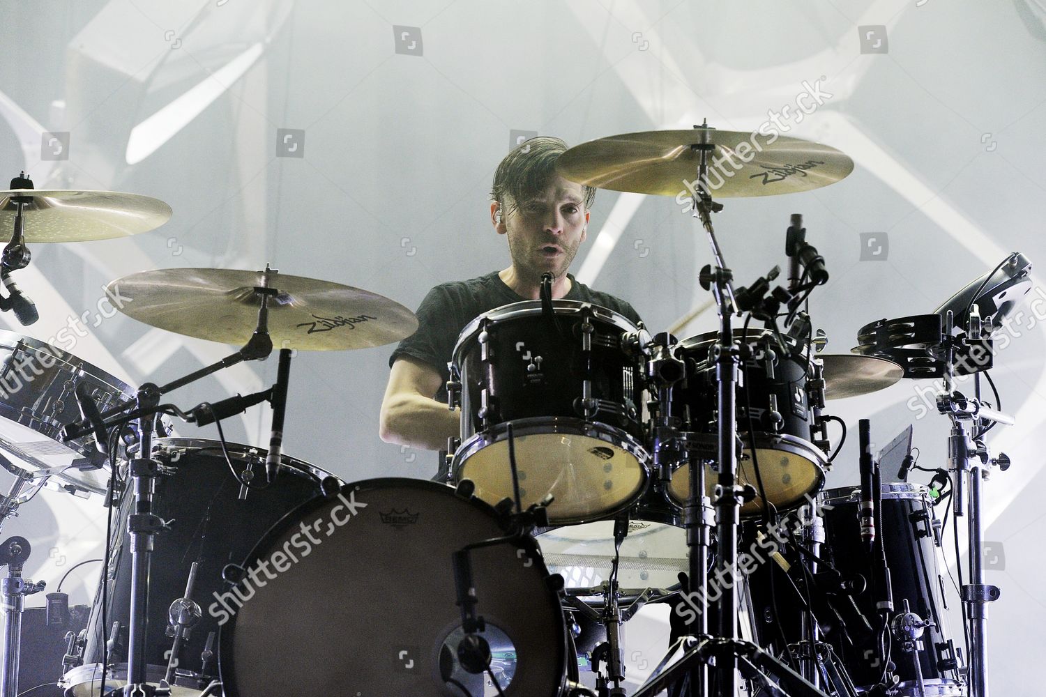 Drummer Ed Lay Editors Concert Hall Editorial Stock Photo - Stock Image ...