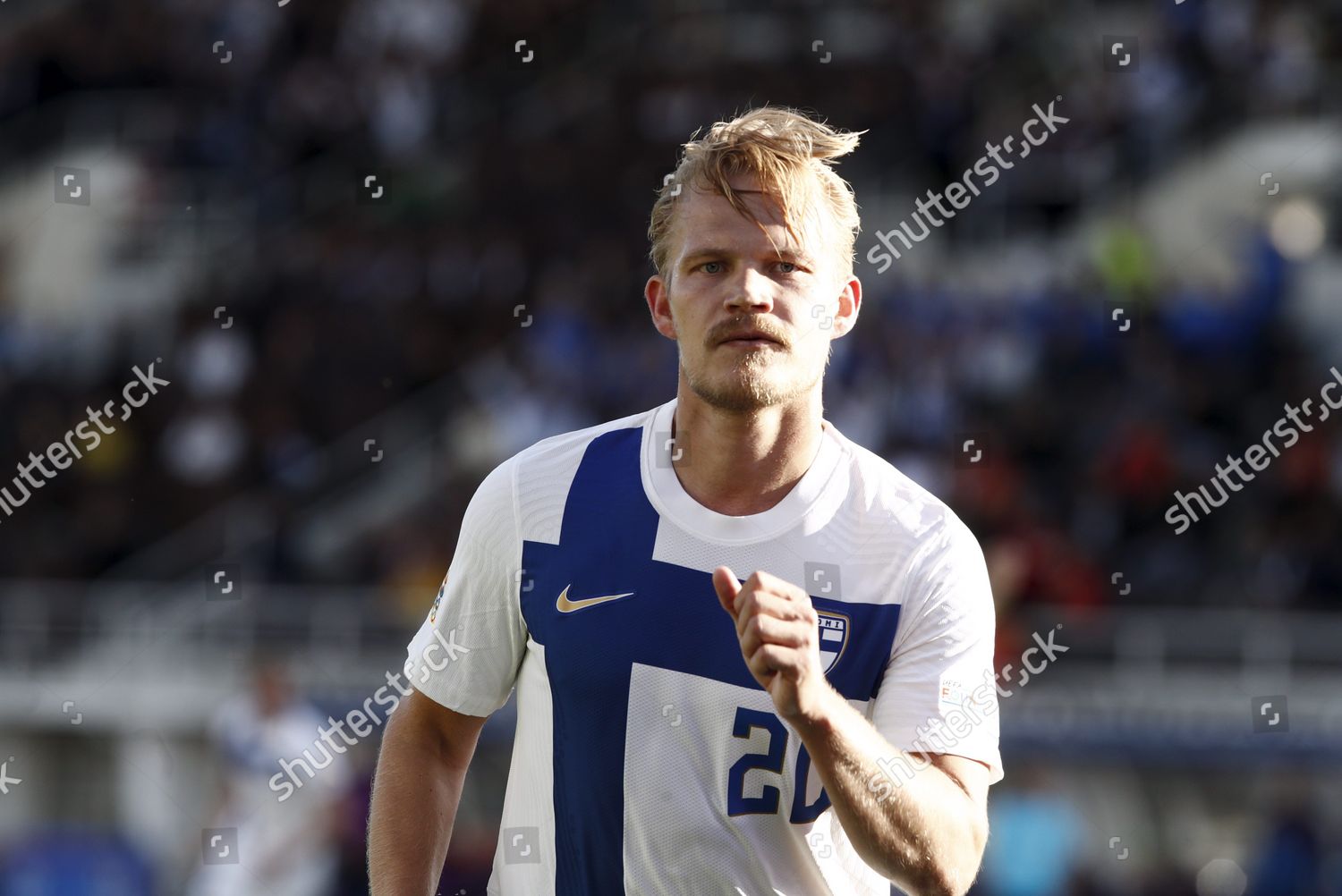 Joel Pohjanpalo Finland After Scoring 10 Editorial Stock Photo - Stock ...