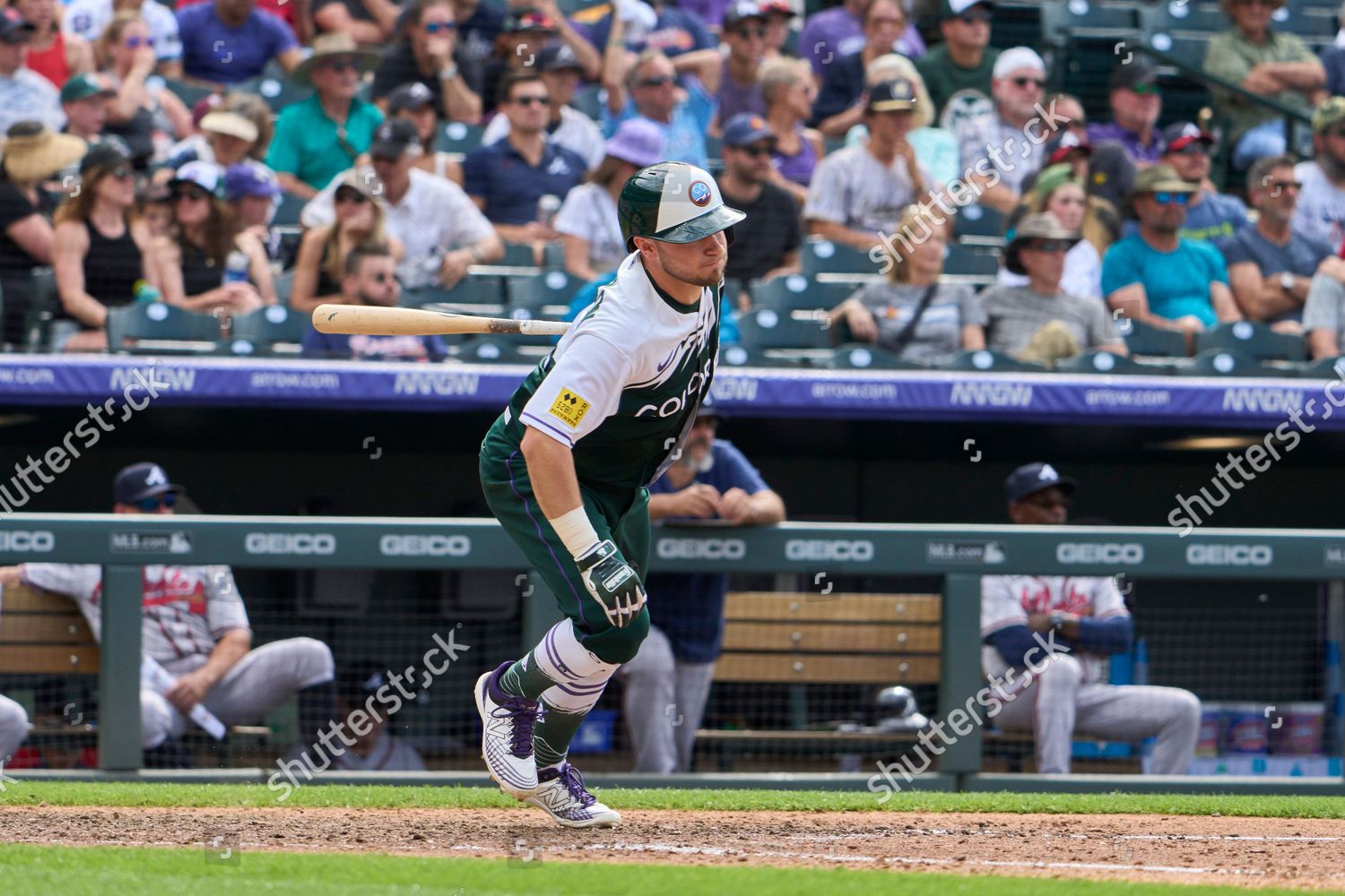 Colorado Shortstop Garrett Hampson 1 Gets Editorial Stock Photo - Stock ...