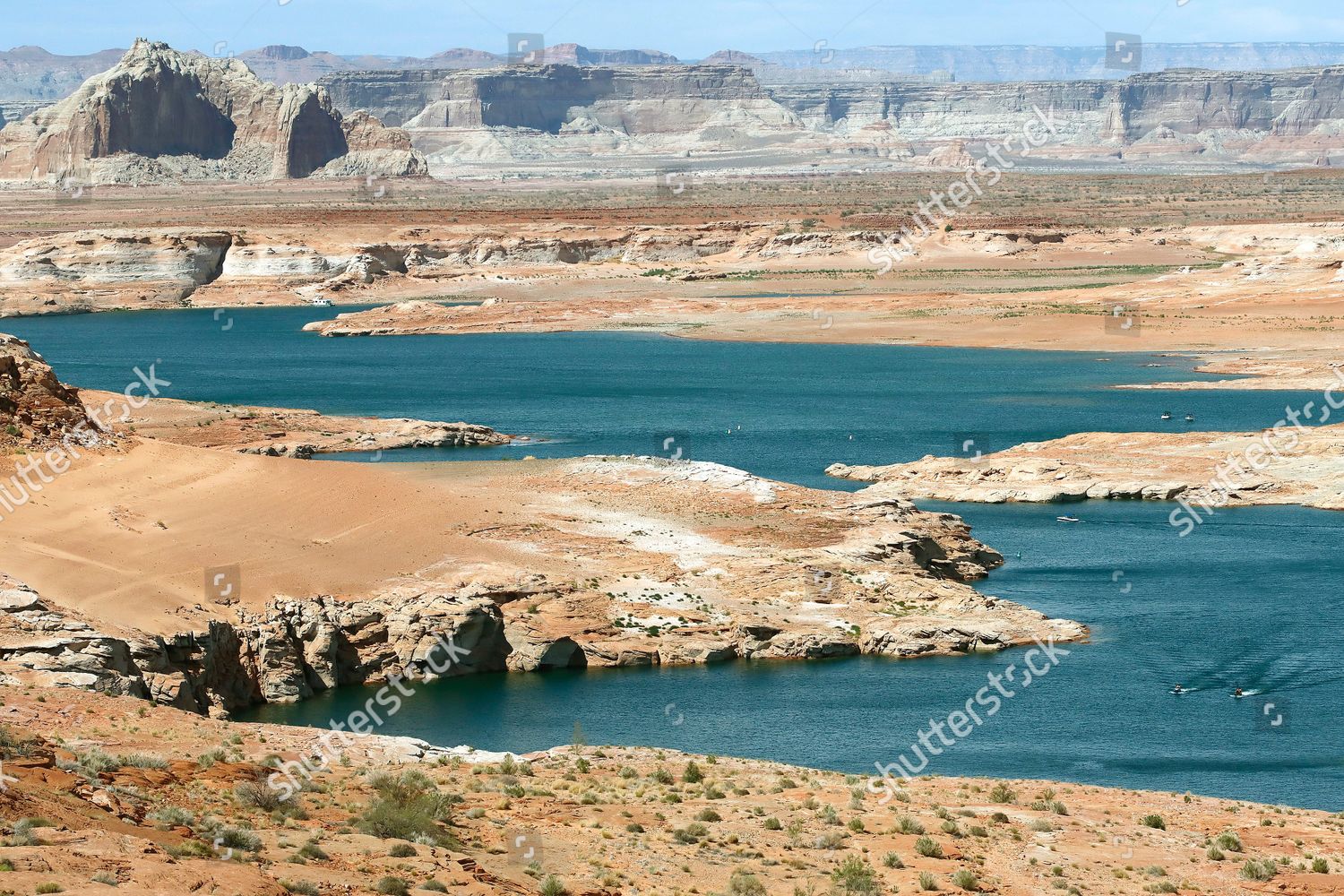 Lake Powell Reservoir Created By Flooding Editorial Stock Photo - Stock ...