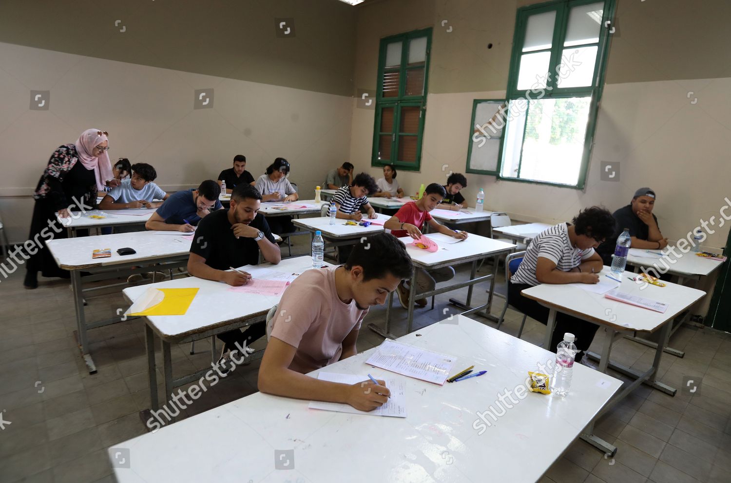 Students Take Baccalaureate Exams Sadiki High Editorial Stock Photo ...