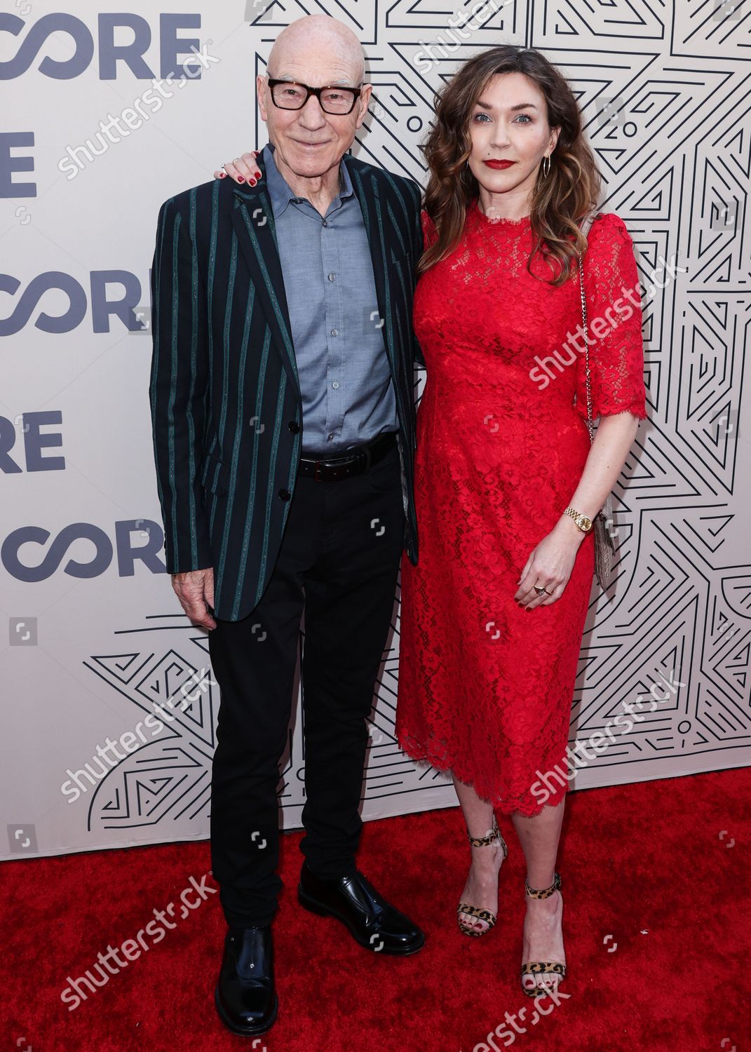 English Actor Patrick Stewart Wifeamerican Singer Editorial Stock Photo ...