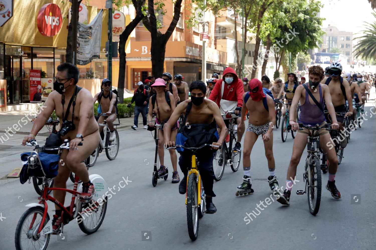 Hundreds Cyclists Participate During Xv World Editorial Stock Photo