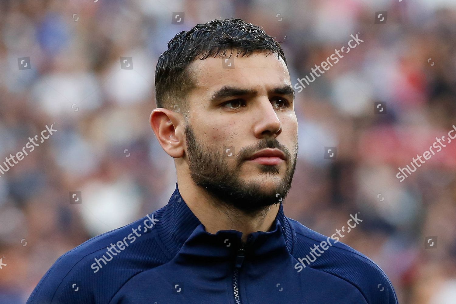 Frances Midfielder Theo Hernandez Lines National Editorial Stock Photo