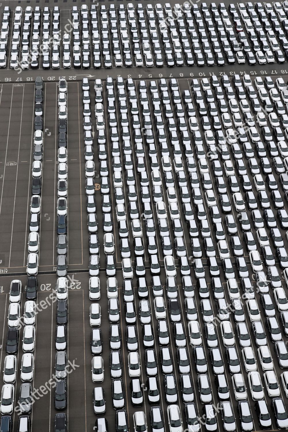 Kia Motors Corps Cars Await Shipping Editorial Stock Photo Stock