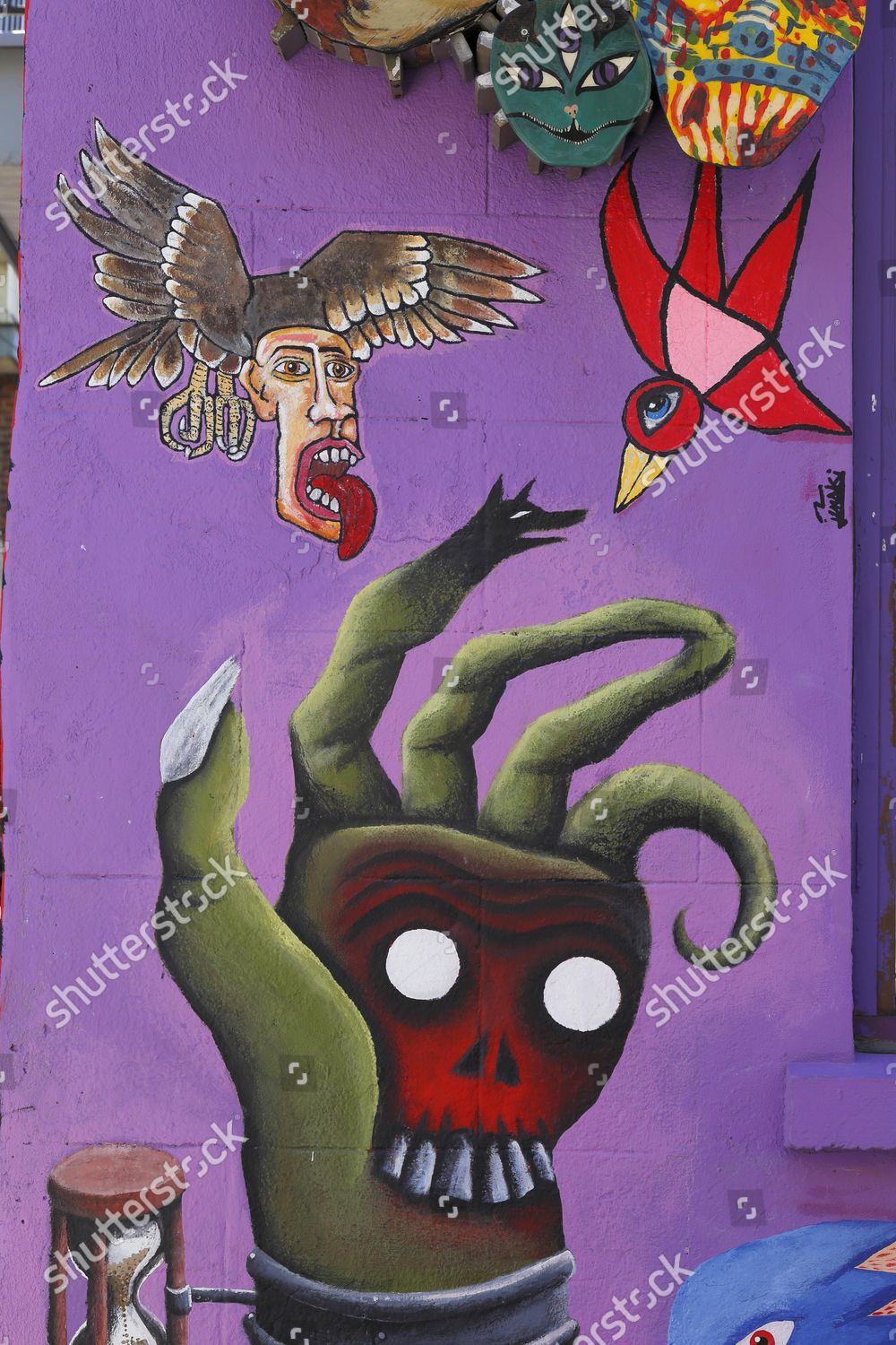 Wall Painting Montreal Province Quebec Canada Editorial Stock Photo