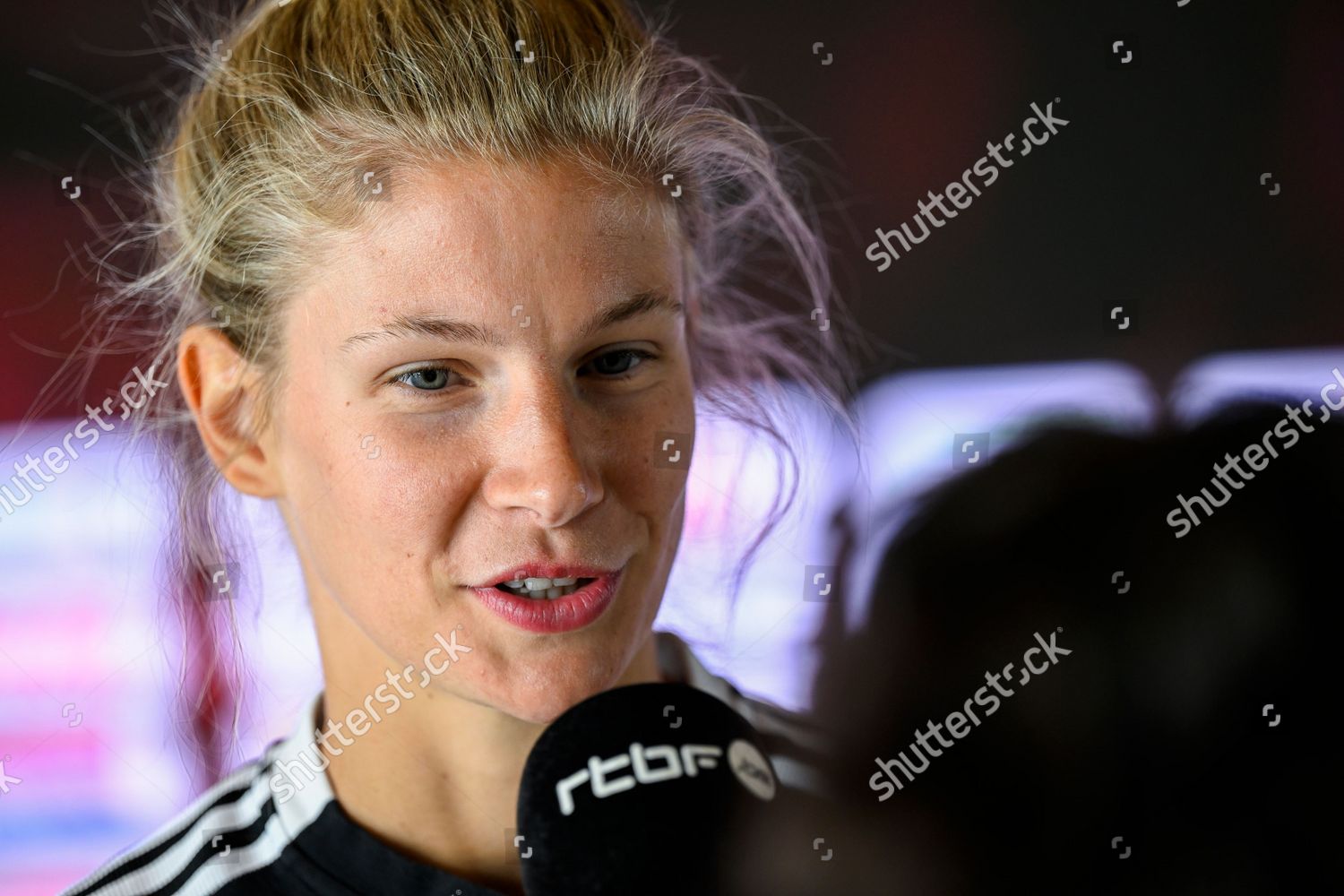 Belgiums Justine Vanhaevermaet Pictured During Press Editorial Stock
