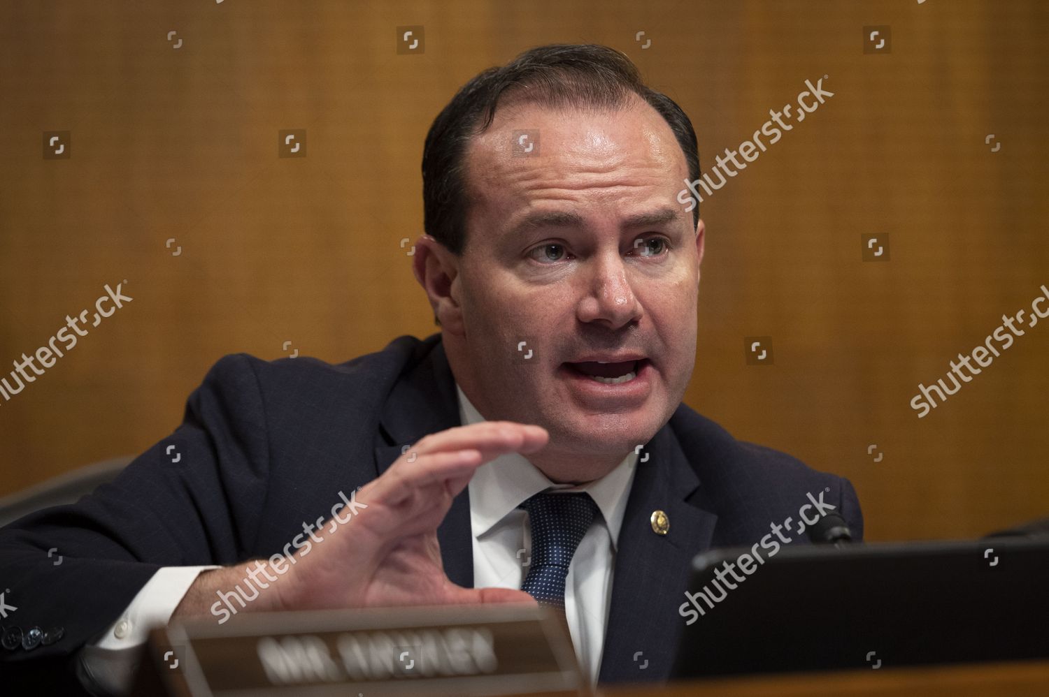 United States Senator Mike Lee Republican Editorial Stock Photo Stock