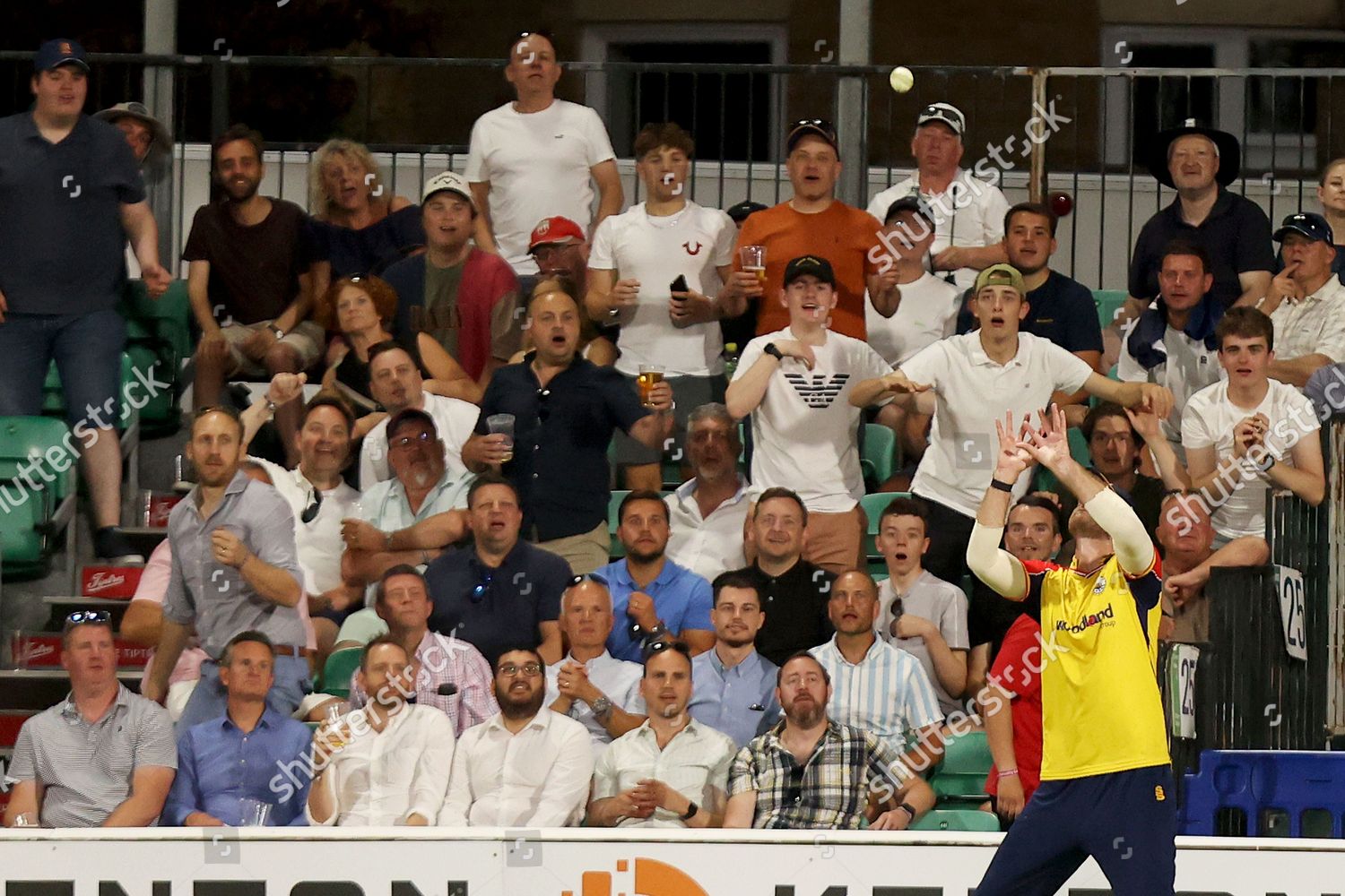 Anticipation On Faces Essex Fans Paul Editorial Stock Photo Stock