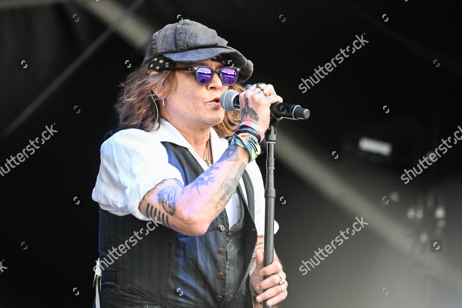 Johnny Depp Performs On Stage Helsinki Editorial Stock Photo - Stock Image  | Shutterstock