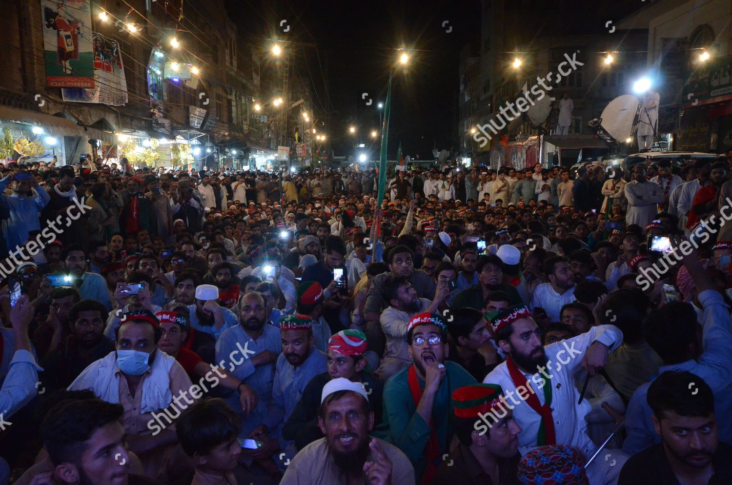 Supporters Ousted Pakistani Prime Minister Imran Editorial Stock Photo ...