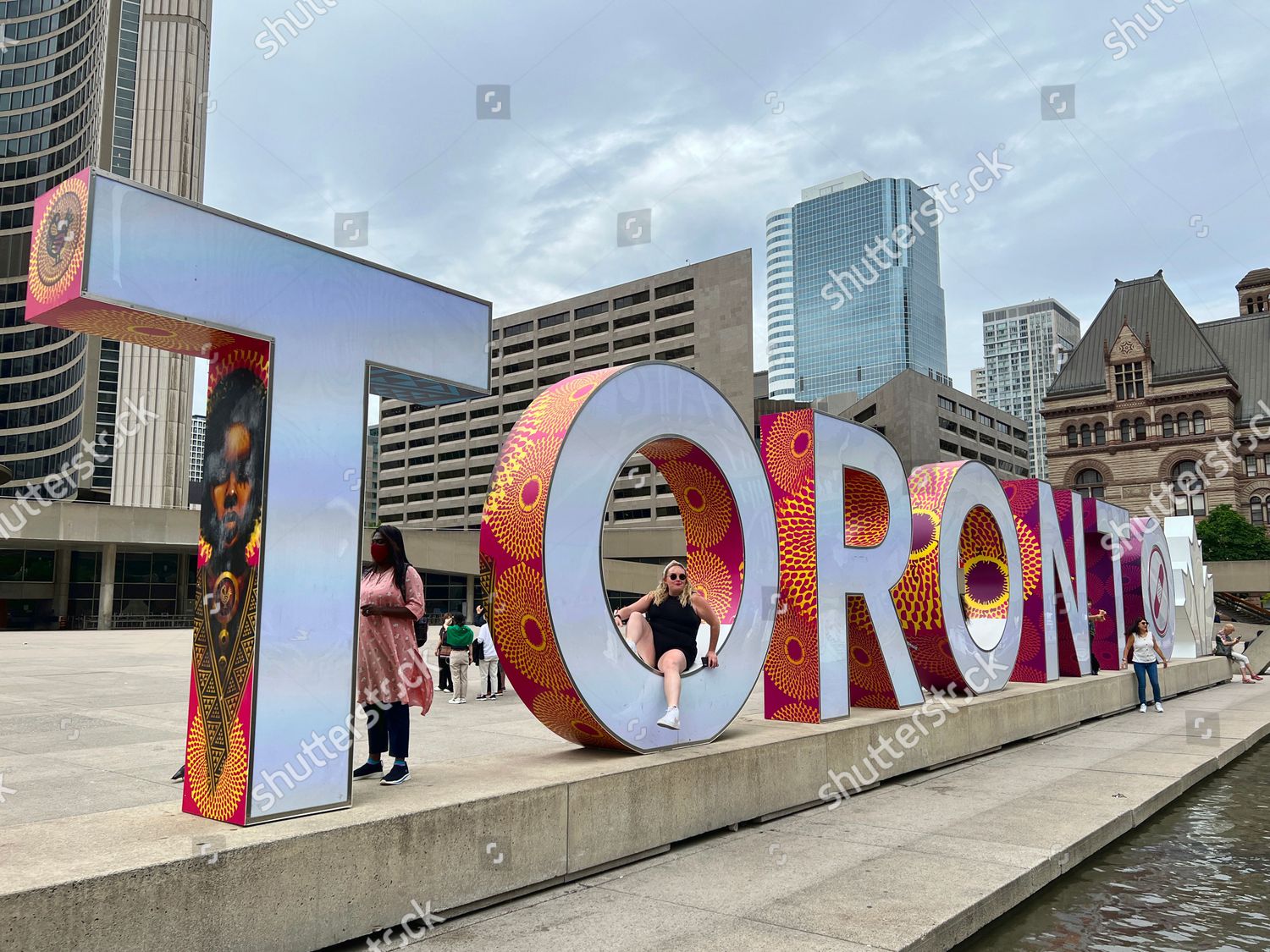 Toronto Sign Nathan Phillips Square Downtown Editorial Stock Photo Stock Image Shutterstock