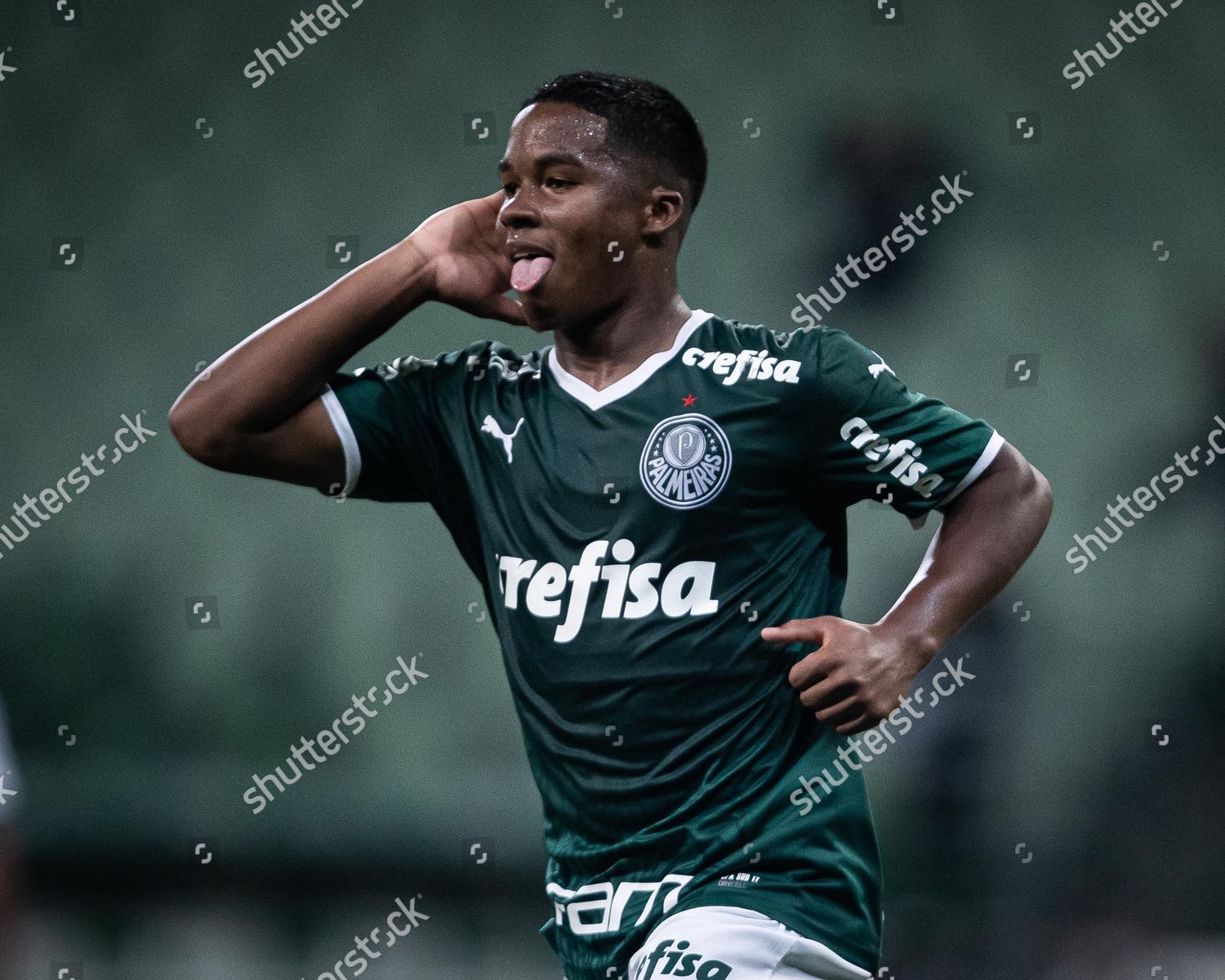 Endrick Do Palmeiras Celebrates His Goal Editorial Stock Photo - Stock ...