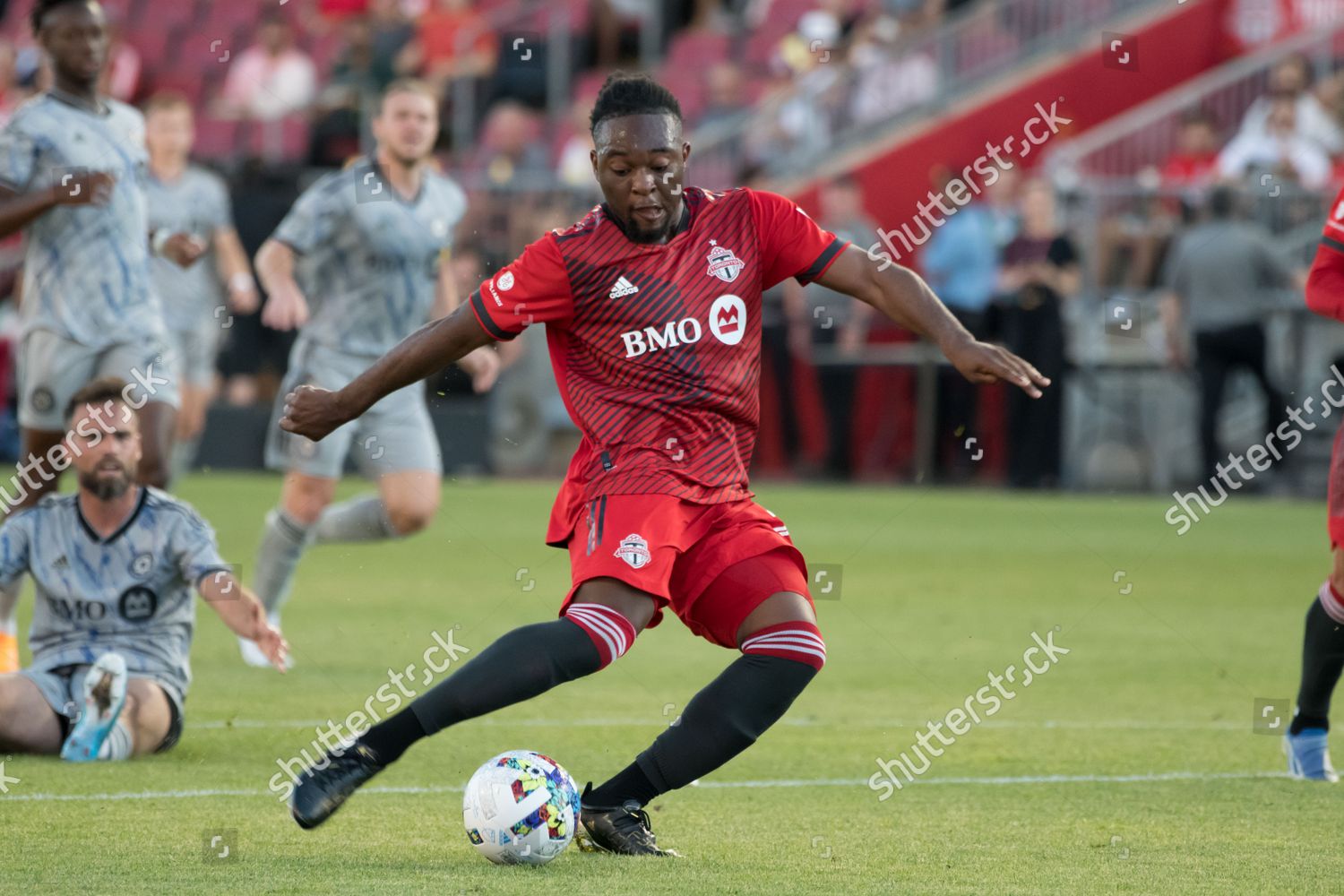 Ayo Akinola 20 Action During Canadian Editorial Stock Photo Stock
