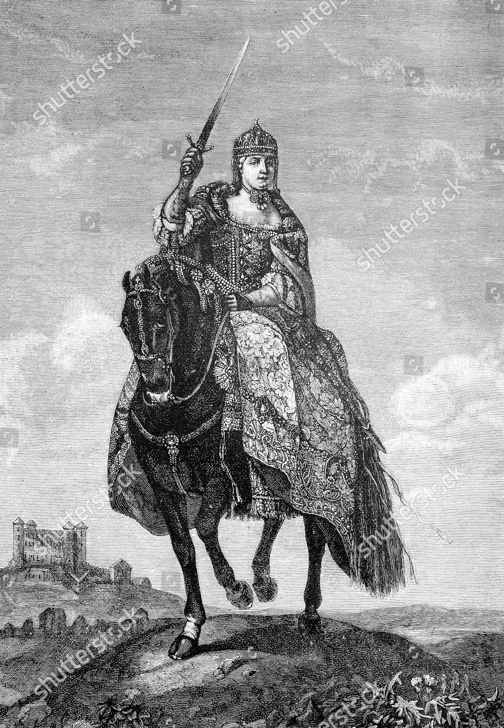Maria Theresa Walburga Amalia Christina Maria Editorial Stock Photo ...