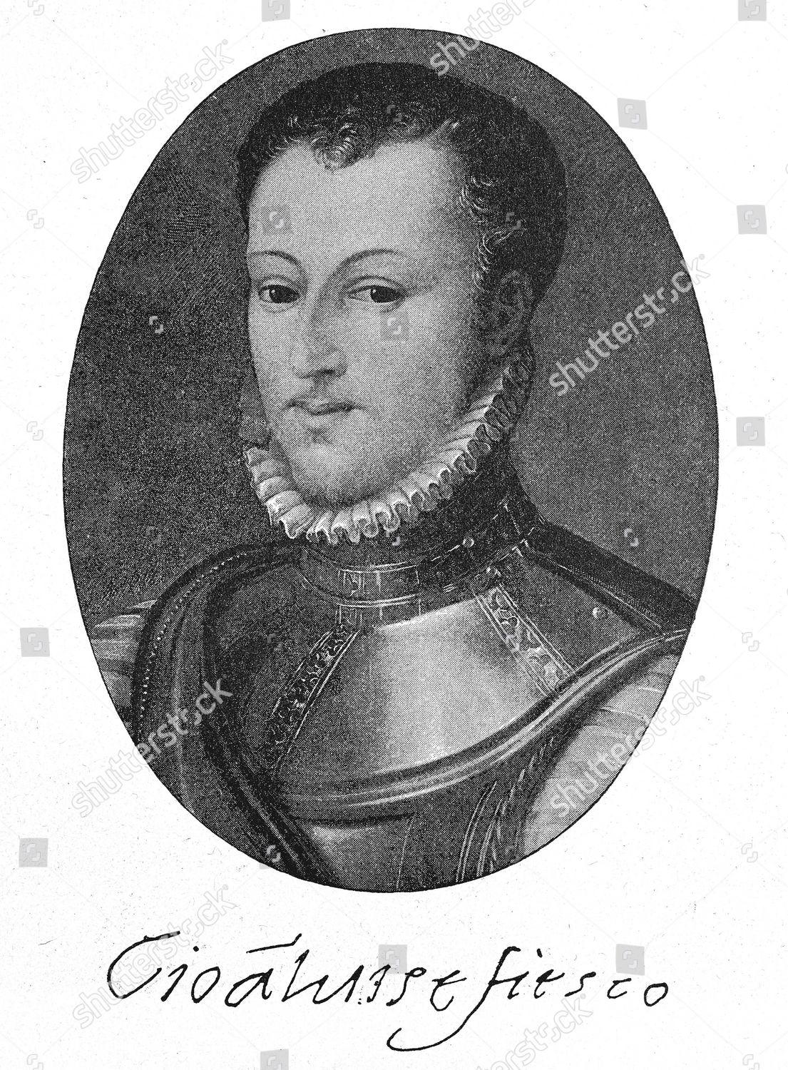 Giovanni Luigi De Fieschi Count Lavagna Editorial Stock Photo Stock