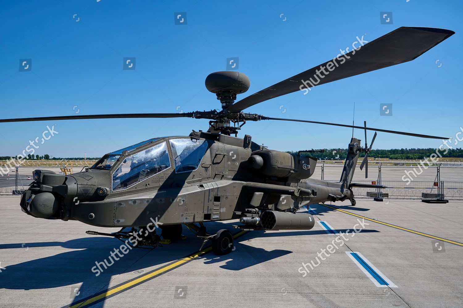 Boeing Ah64 Apache Ila International Aerospace Editorial Stock Photo ...