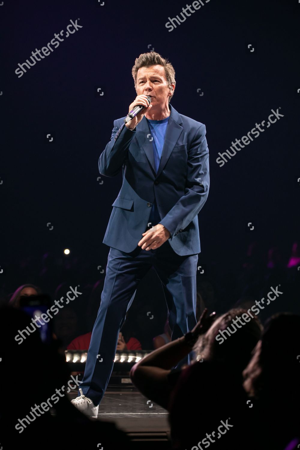 Rick Astley Performing On Nkotb Mixtape Editorial Stock Photo Stock