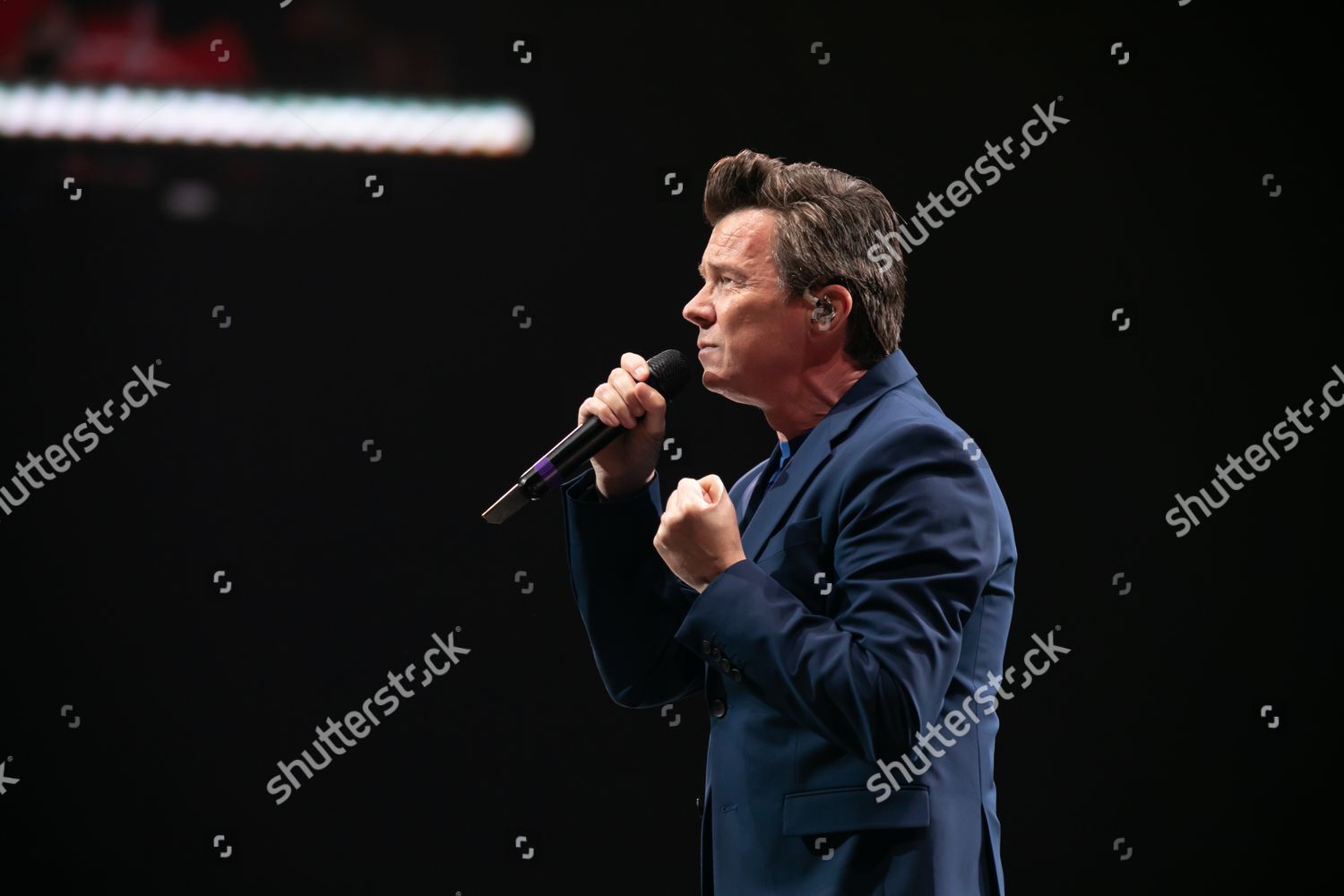 Rick Astley Performing On Nkotb Mixtape Editorial Stock Photo Stock