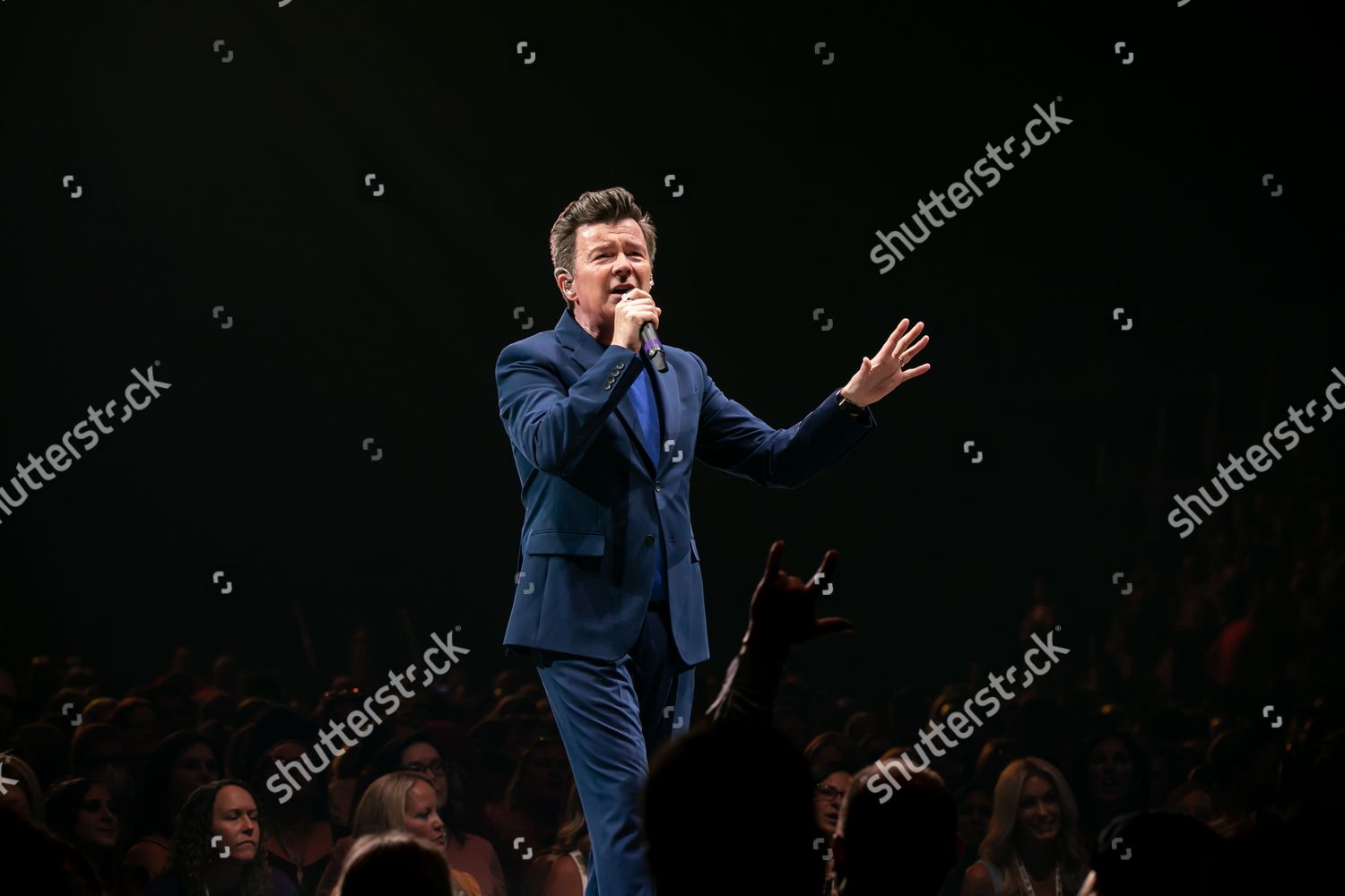 Rick Astley Performing On Nkotb Mixtape Editorial Stock Photo Stock