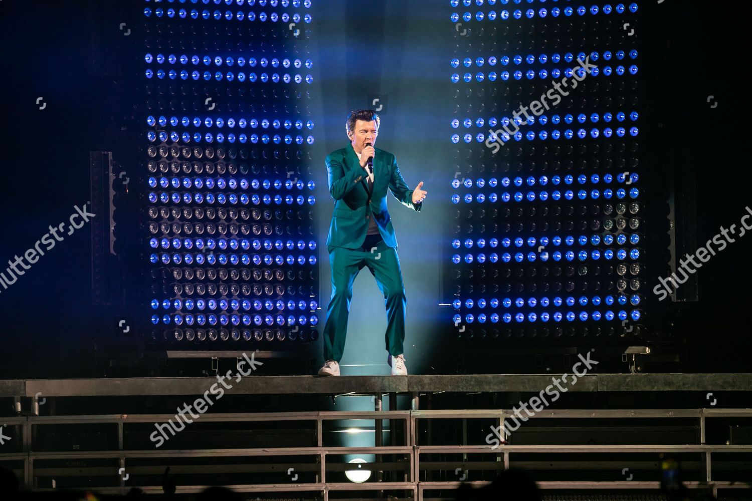 Rick Astley Performing On Nkotb Mixtape Editorial Stock Photo Stock