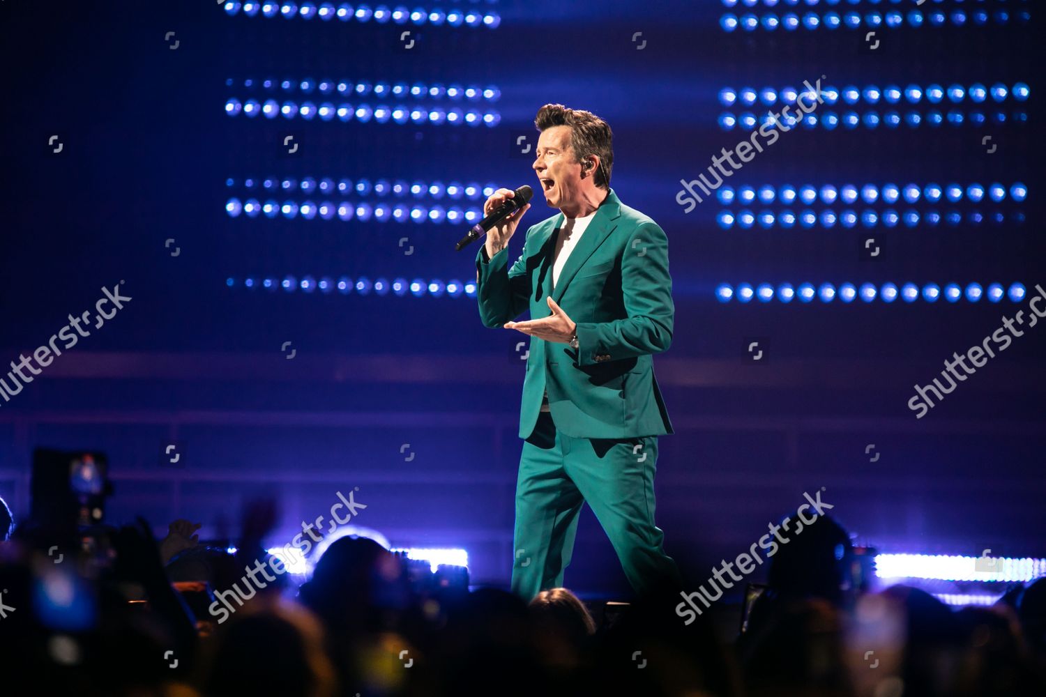 Rick Astley Performing On Nkotb Mixtape Editorial Stock Photo Stock