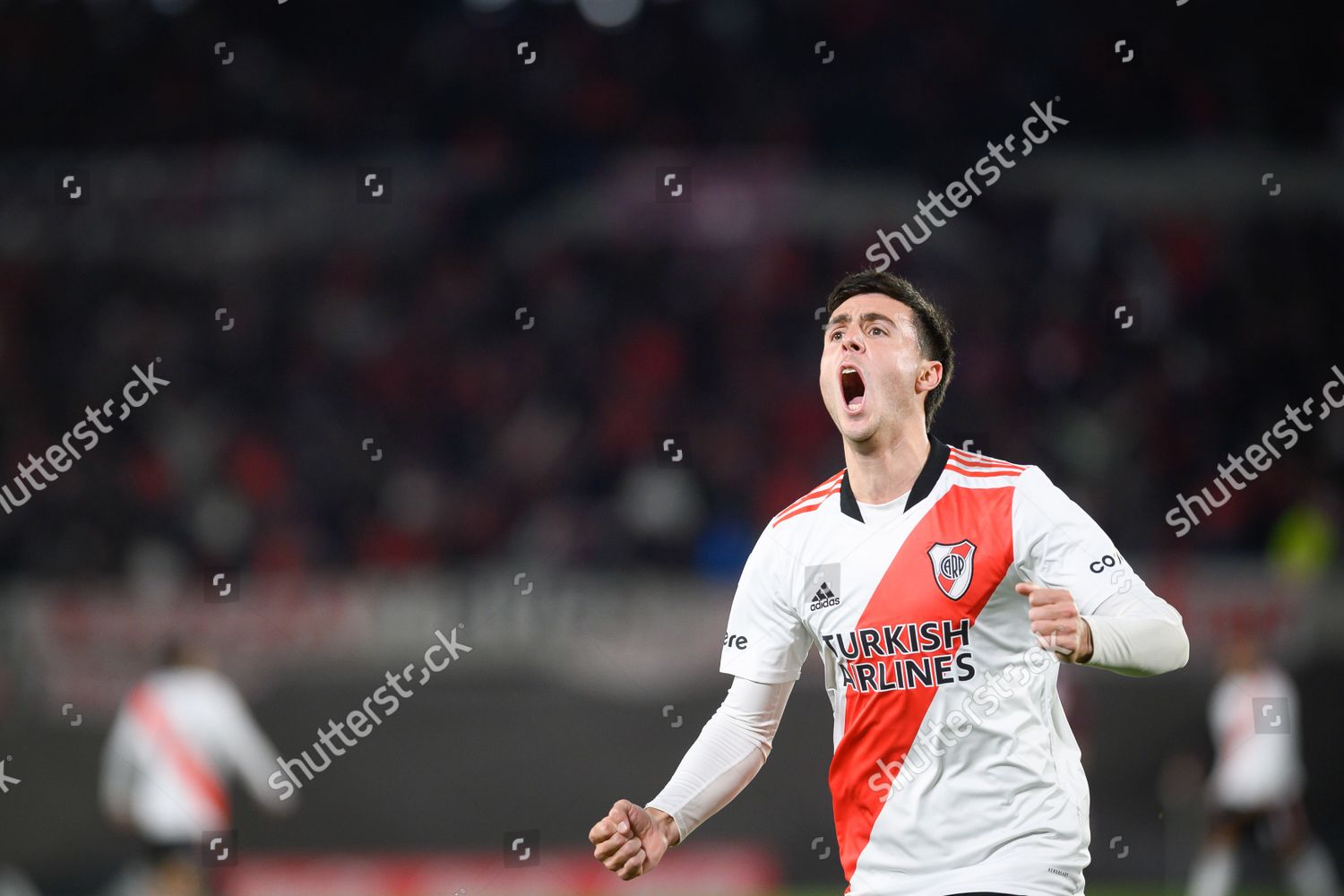 Jose Paradela River Plate Celebrates After Editorial Stock Photo ...