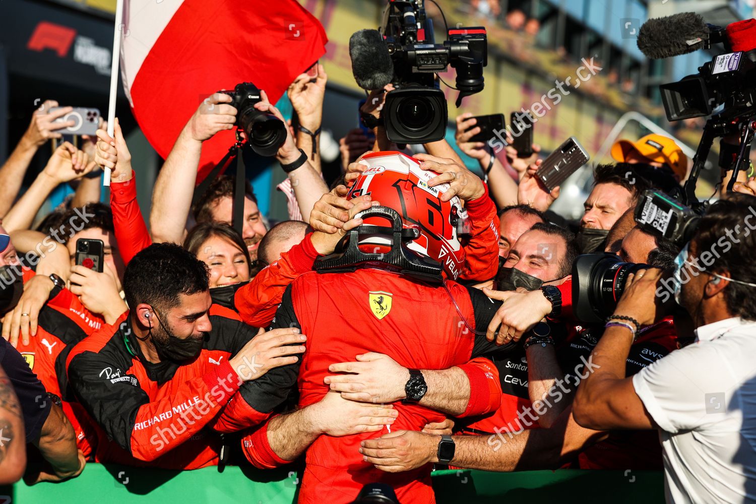 Leclerc Charles Mco Scuderia Ferrari F175 Editorial Stock Photo - Stock ...