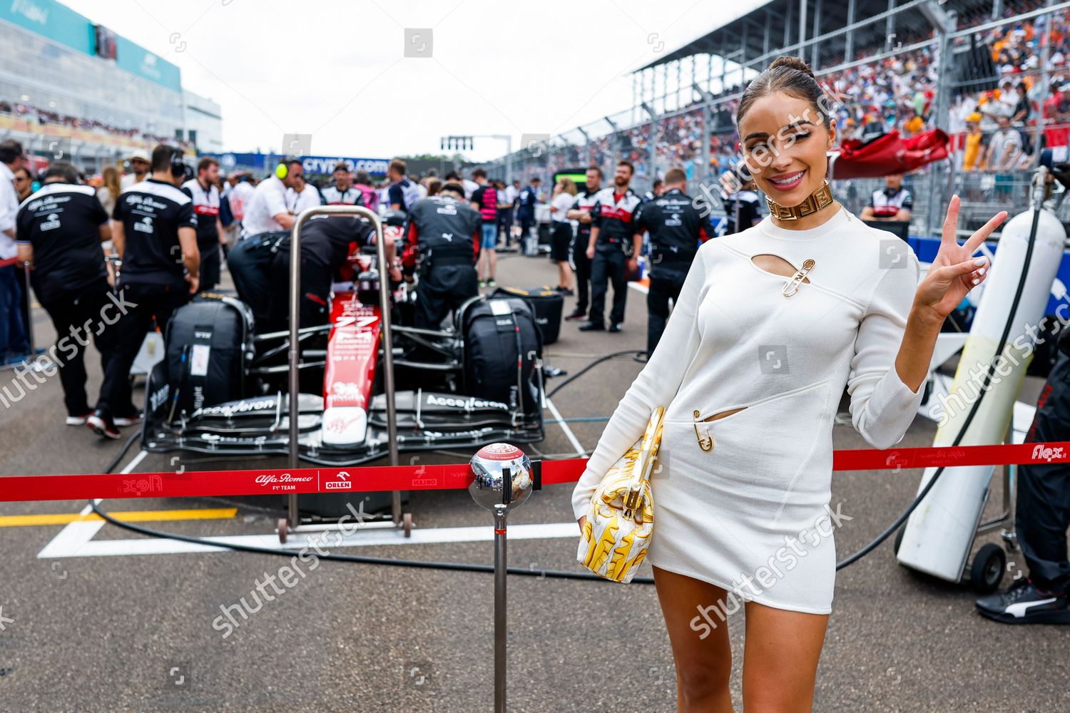 Alfa Romeo F1 Team Orlen Olivia Editorial Stock Photo - Stock Image ...