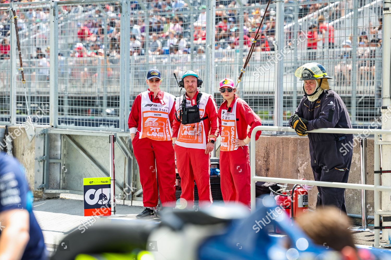 Fia Volunteer Marshal During Formula 1 Editorial Stock Photo Stock