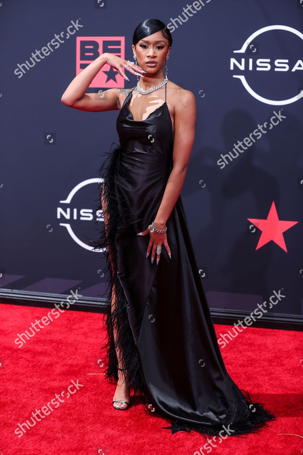 Lakeyah Arrives Bet Awards 2022 Held Editorial Stock Photo Stock