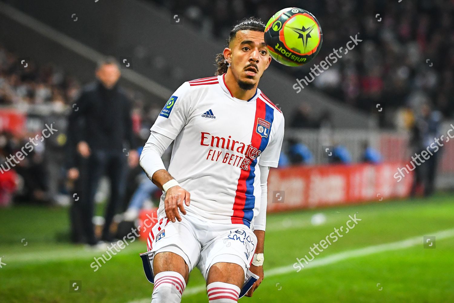 Malo Gusto Lyon During French Championship Editorial Stock Photo ...