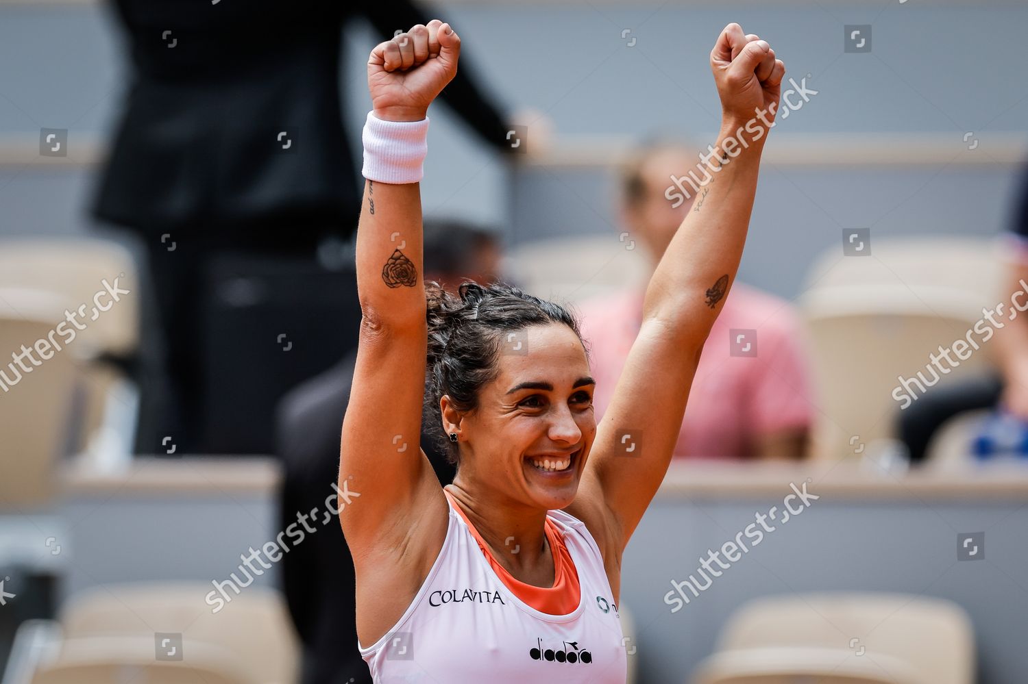 Martina Trevisan Italia Celebrates His Victory Editorial Stock Photo ...