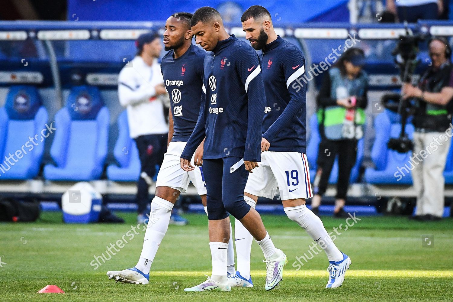 Christopher Nkunku France Karim Benzema France Editorial Stock Photo ...