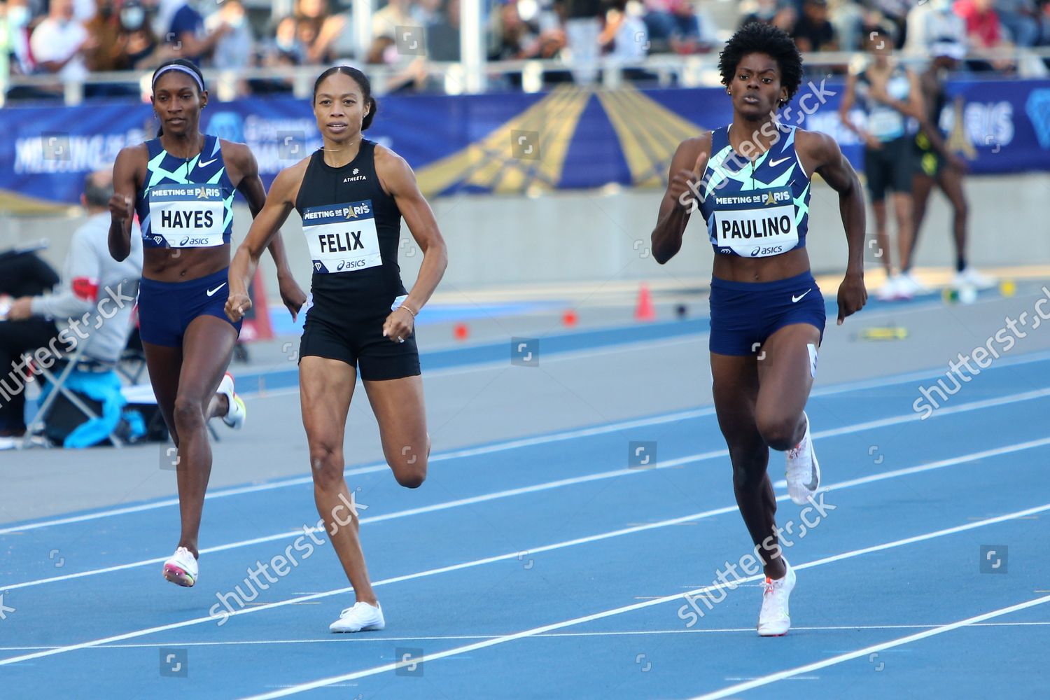 Quanera Hayes Usa Allyson Felix Usa Editorial Stock Photo - Stock Image 