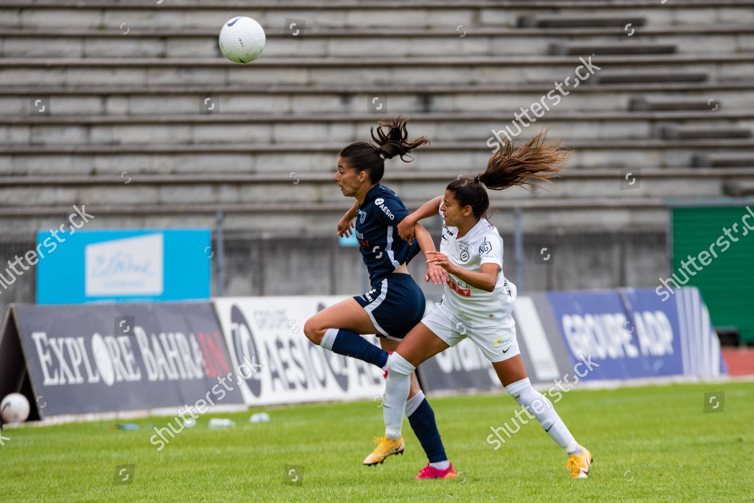 Clara Mateo Paris Fc Ines Belloumou Editorial Stock Photo Stock Image