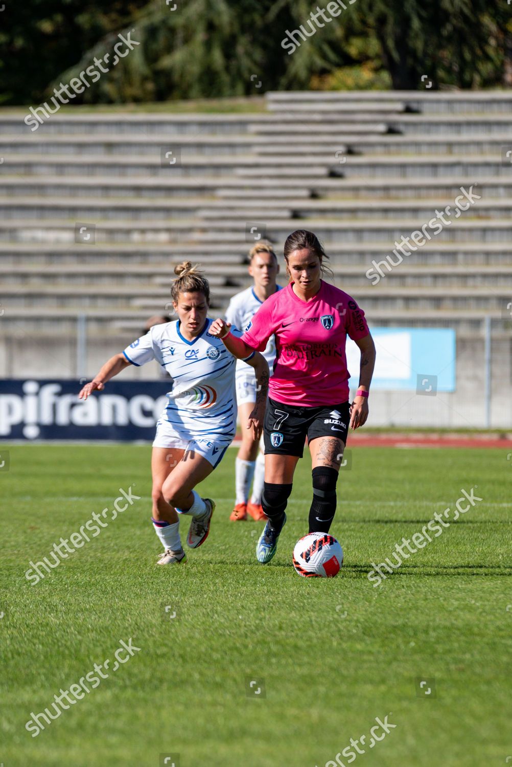 Laura Bourgouin Asj Soyaux Tess Laplacette Editorial Stock Photo ...