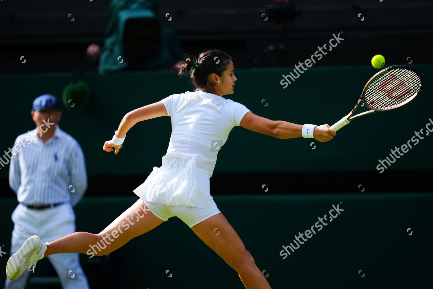 Emma Raducanu During Her Second Round Editorial Stock Photo - Stock