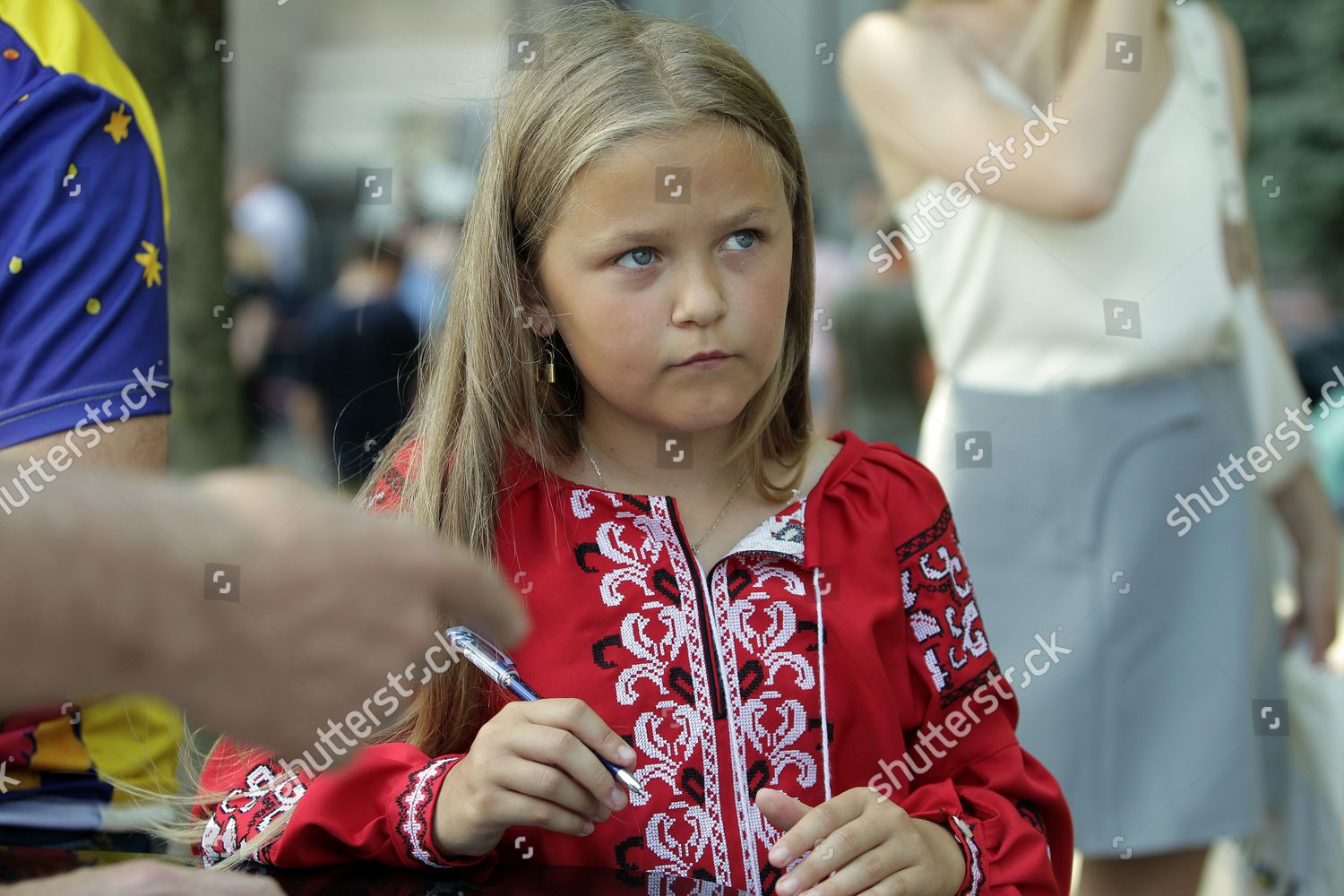 Sofiia Kravchuk 11 Whose Drawing Used Editorial Stock Photo - Stock ...