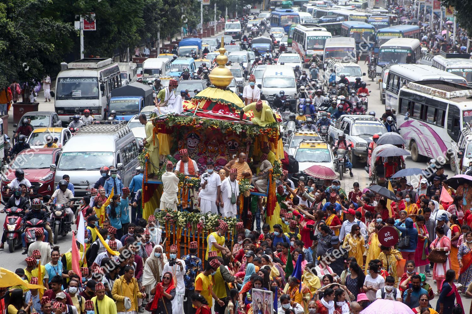 Chariot Lord Jagannath Rolls Out On Editorial Stock Photo - Stock Image ...