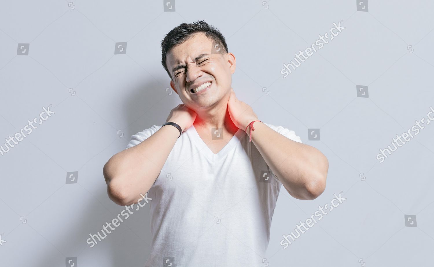 People Neck Pain Man Neck Pain Editorial Stock Photo - Stock Image ...