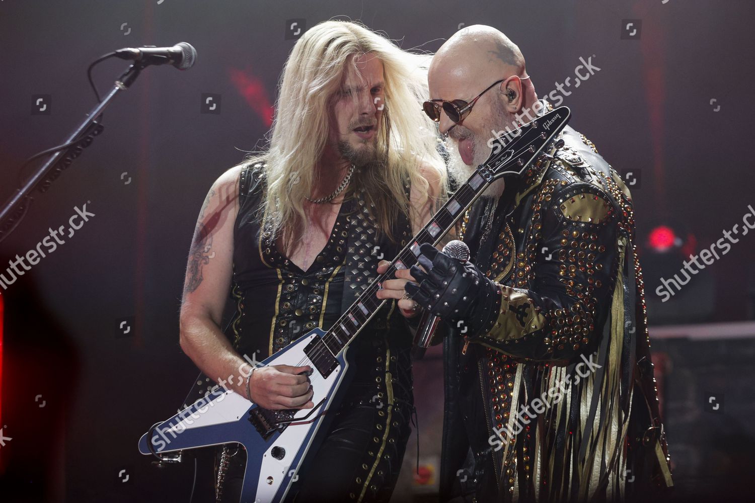 Judas Priests Singer Rob Halford R Editorial Stock Photo - Stock Image